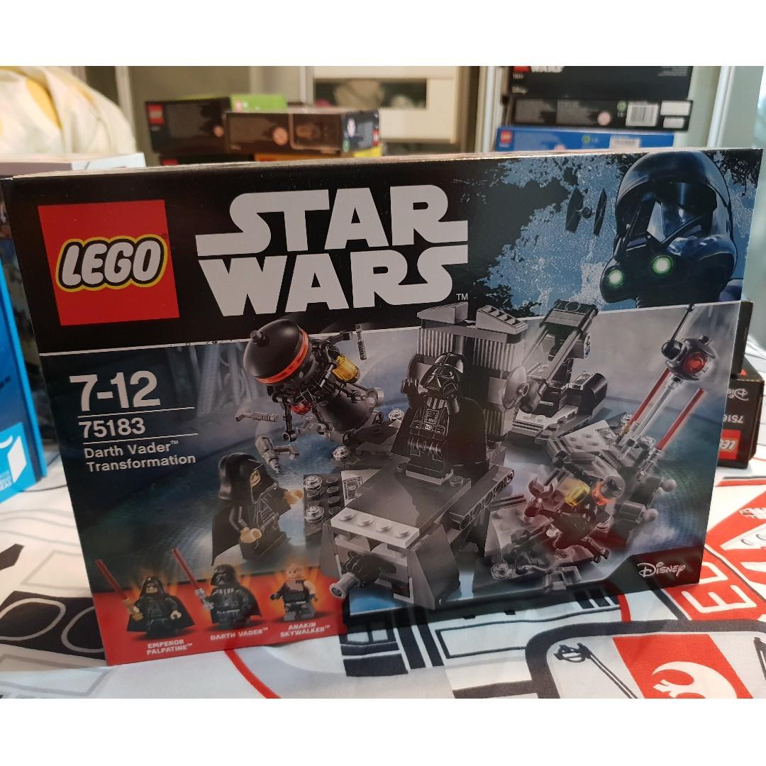 Lego Star Wars Darth Vader Transformation 75183 Toys Games Bricks Figurines On Carousell