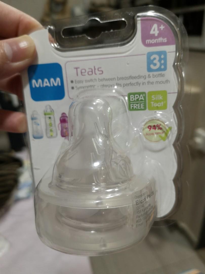 mam size 3 teats too fast