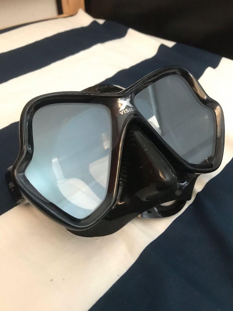 Mares X vision mask, Sports Equipment, Sports & Games, Water Sports on