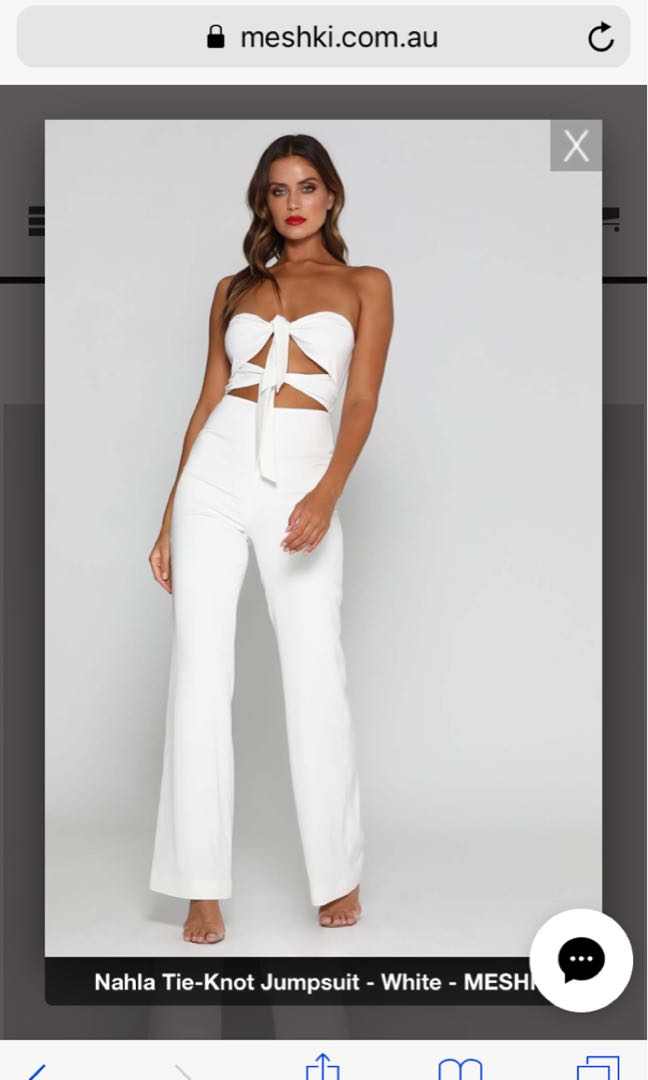 tie knot jumpsuit