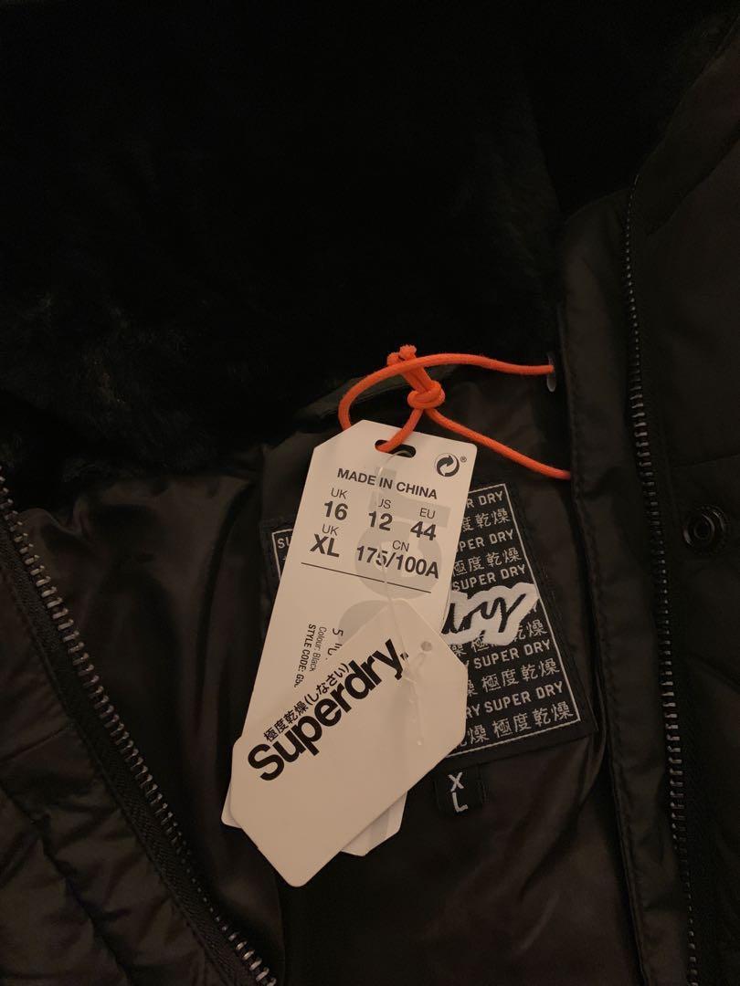 superdry gravity padded jacket