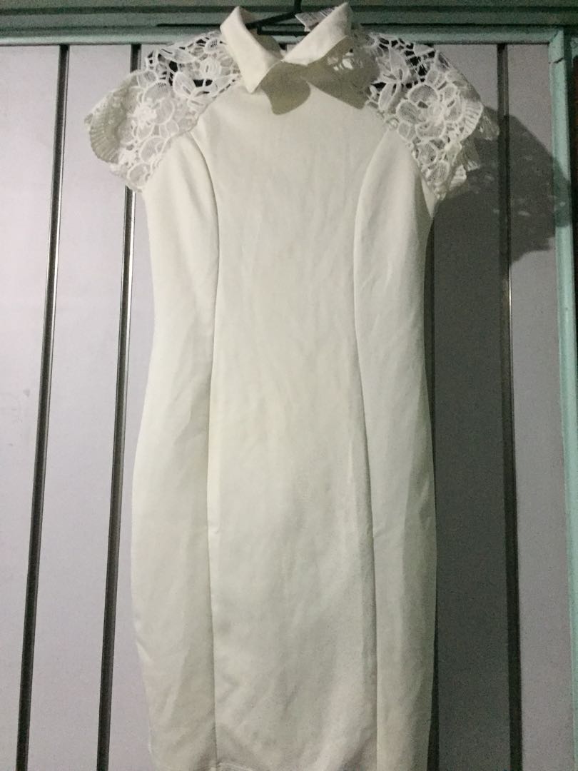 off white casual dress