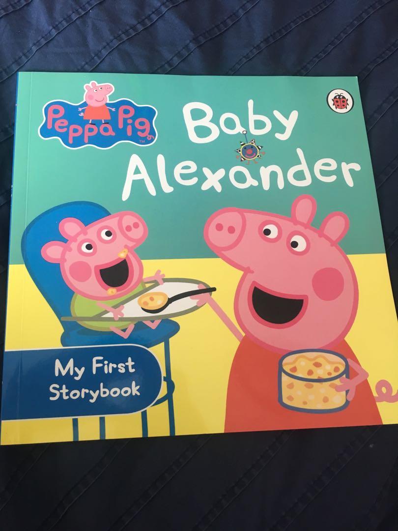 peppa pig baby alexander visit toy