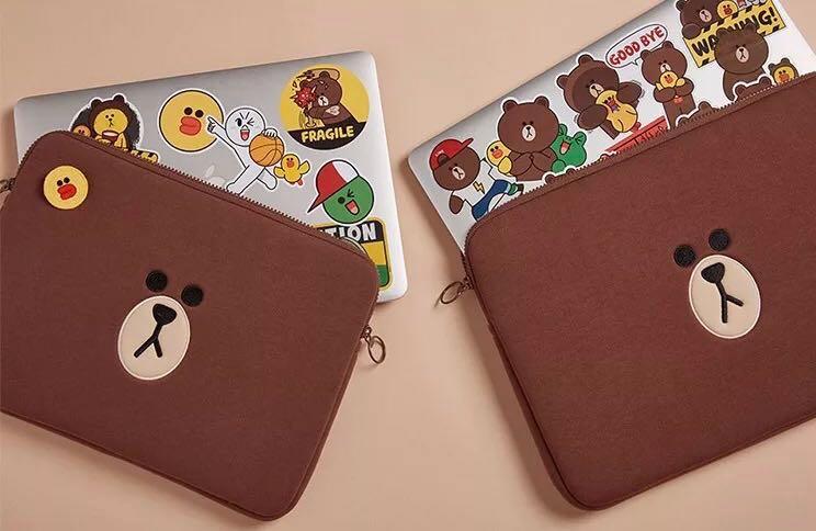 PO Line friends Laptop sleeve Computers Tech Parts Accessories Other Accessories on Carousell