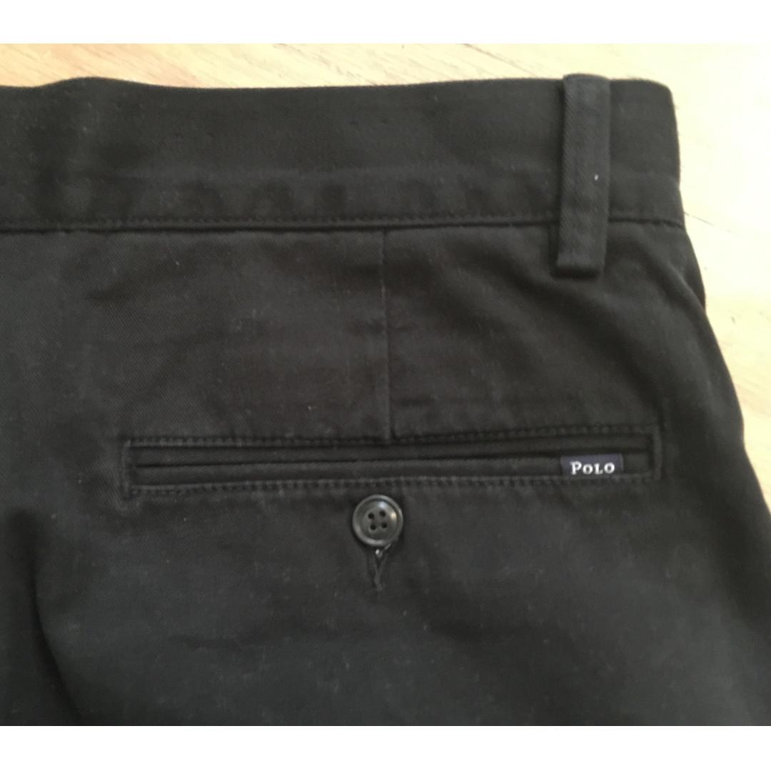 Polo Ralph Lauren men's black chino pants - classic fit 32, Men's Fashion,  Bottoms, Chinos on Carousell