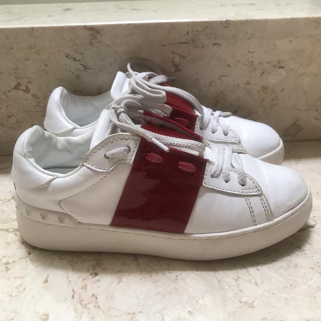 Valentino matte outlet open sneaker