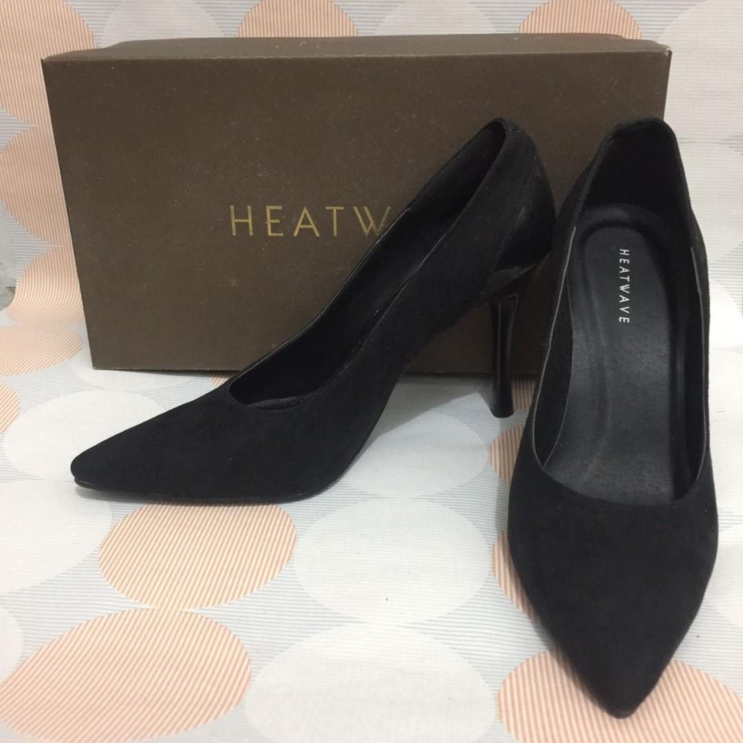 Sepatu Stiletto Sepatu Kerja Sepatu Heels Sepatu Hitam Fesyen Wanita Sepatu Di Carousell