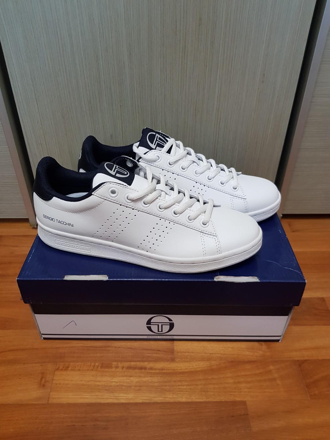 Sergio Tacchini White Sneakers, Men's 