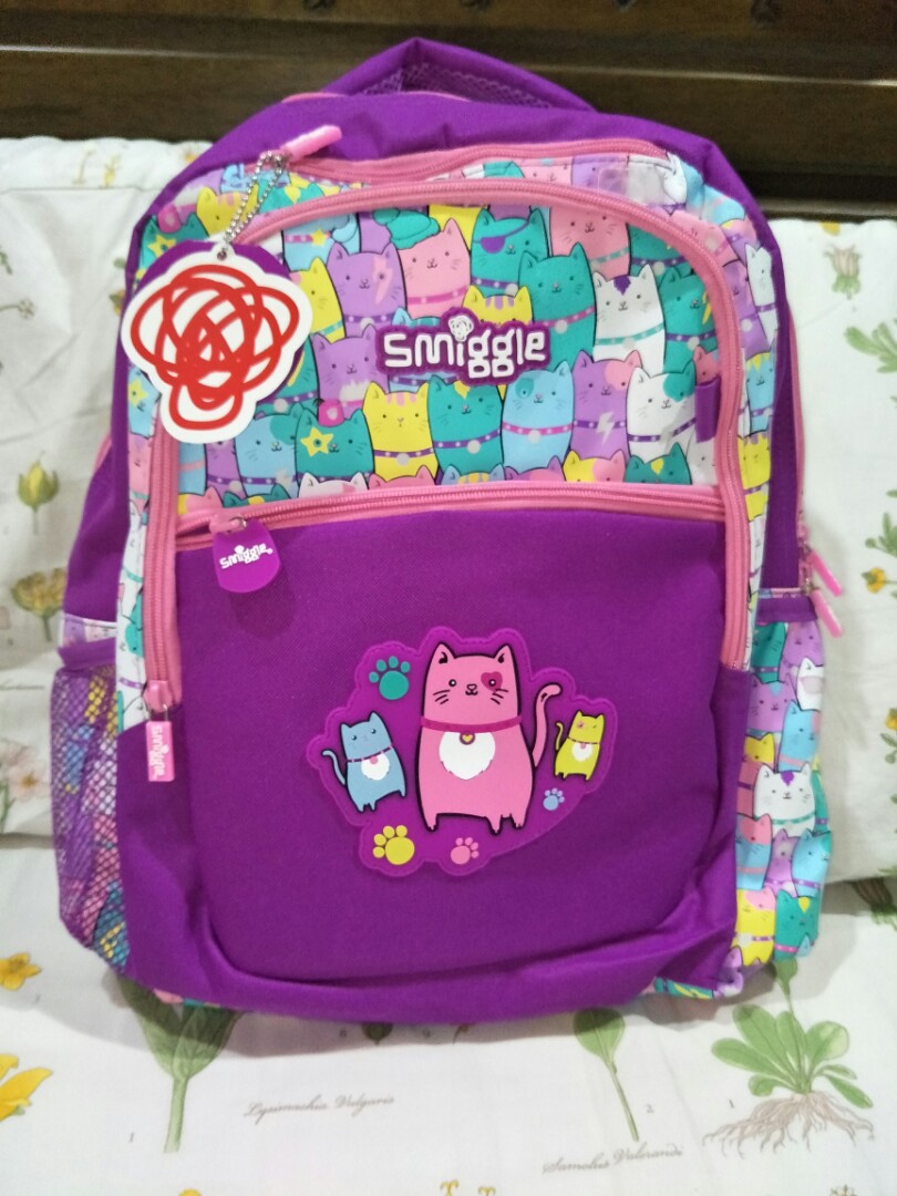 smiggle bag cat