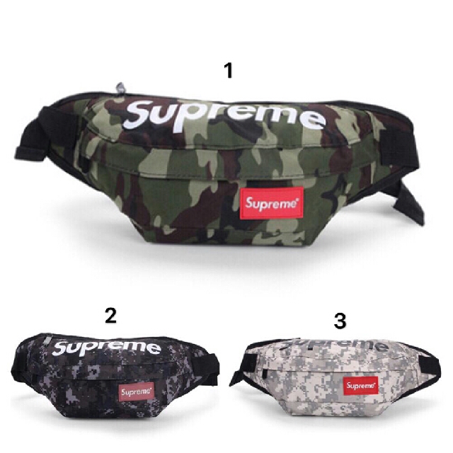 supreme camo bag