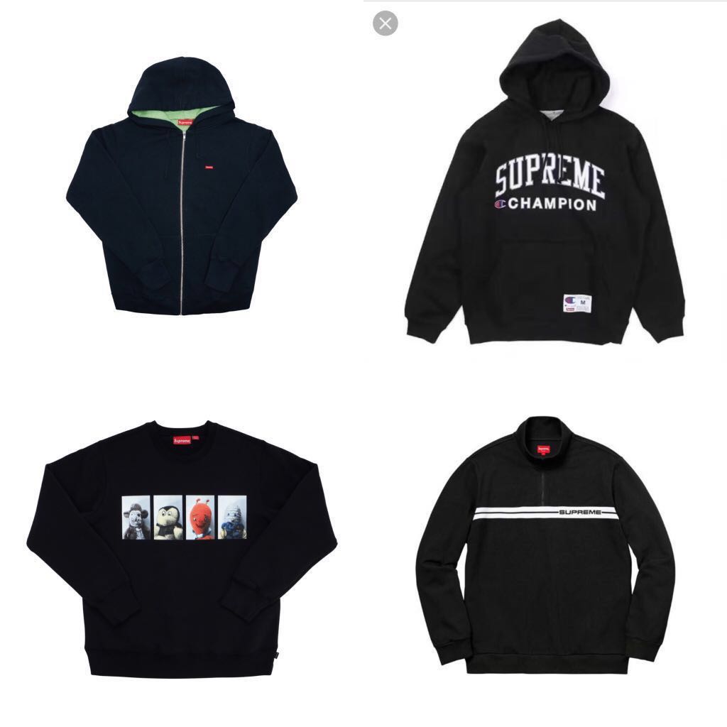 supreme half zip warm up