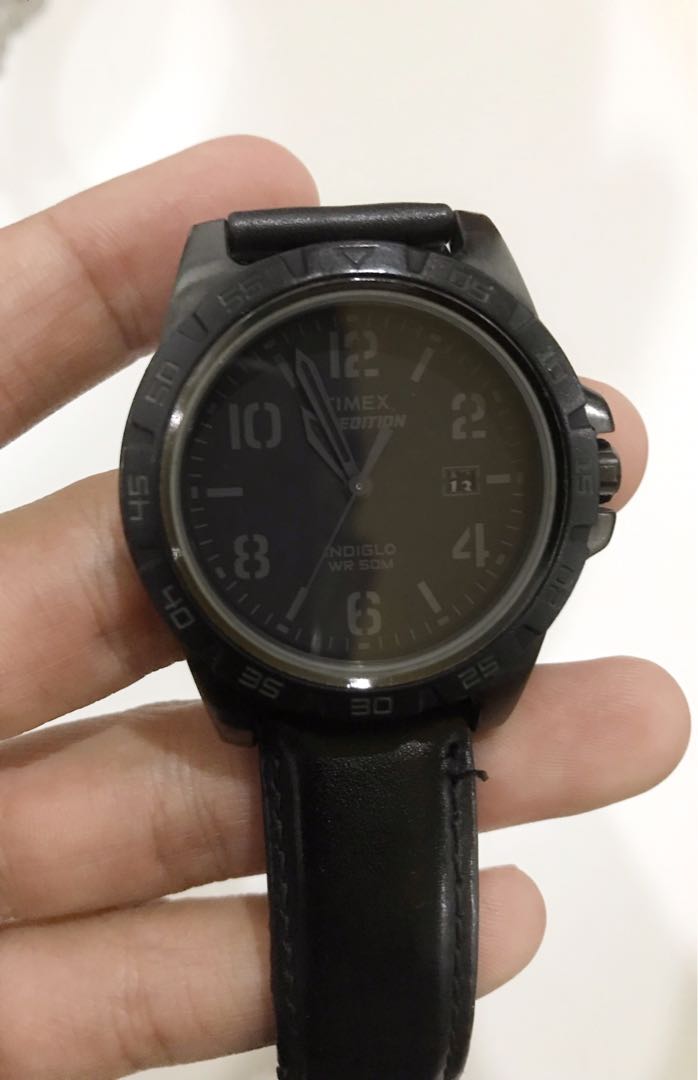 Timex Expedition watch Blackout edition All black Men s