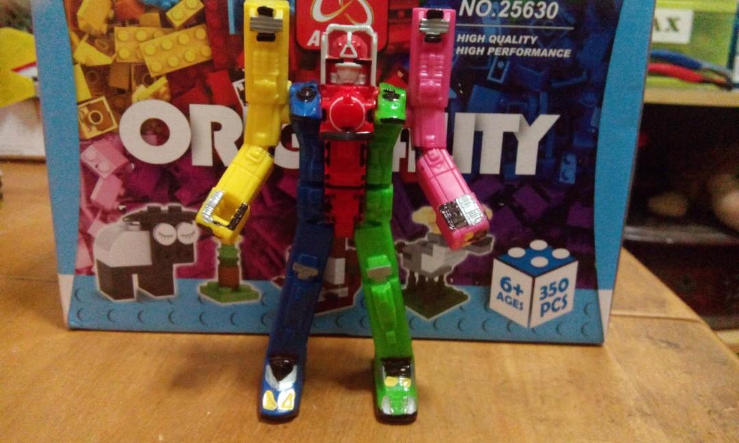 Togquer Rangers Toq-oh Ressha Sentai Toqger Mc'donalds Japan (Painted) / Power Rangers ...