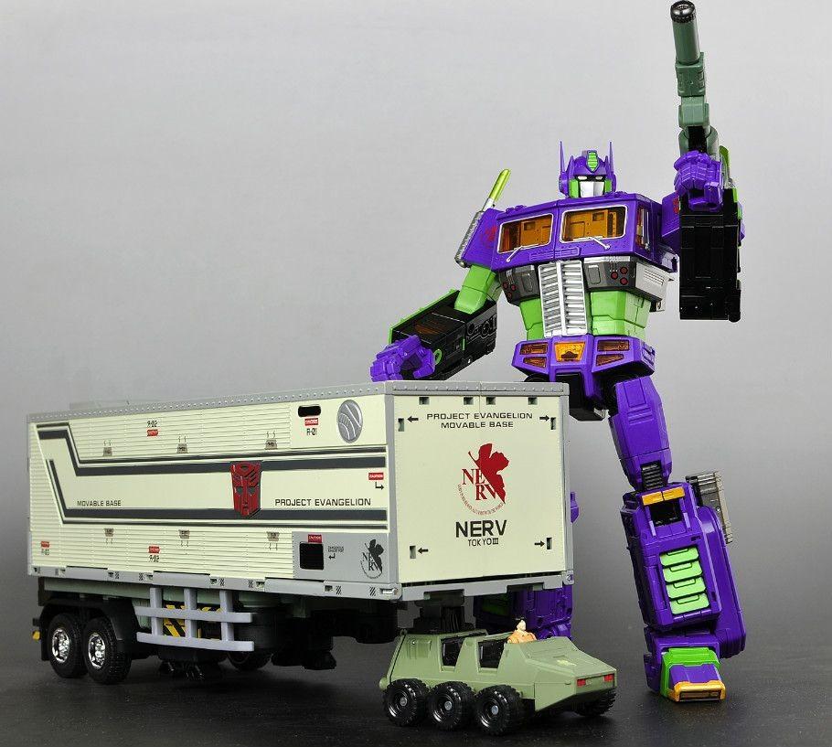 Transformers Master Piece Optimus Prime Evangelion Takara Tomy MP-10 ...