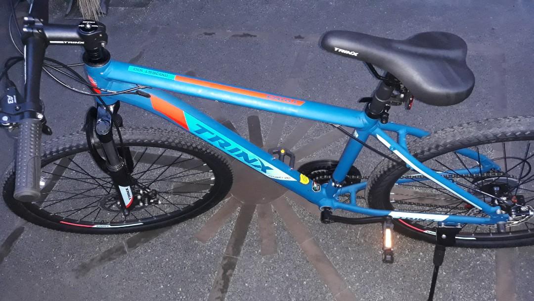 trinx bike blue