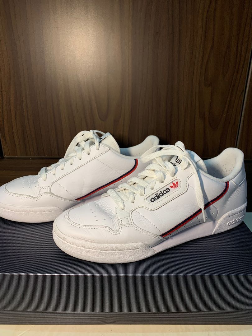 Used Adidas Continental 80 White, Men's 