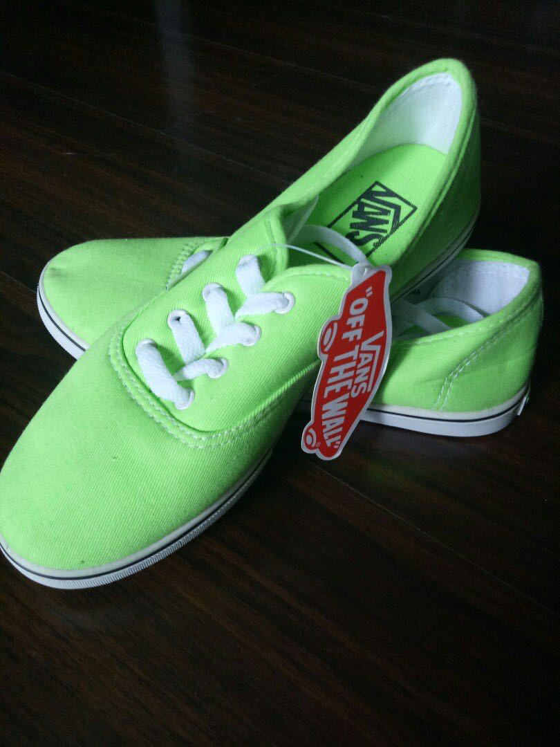lime green vans shoes