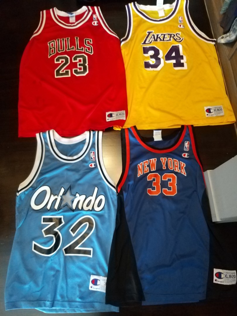 Vintage Champion NBA jerseys, Men's 