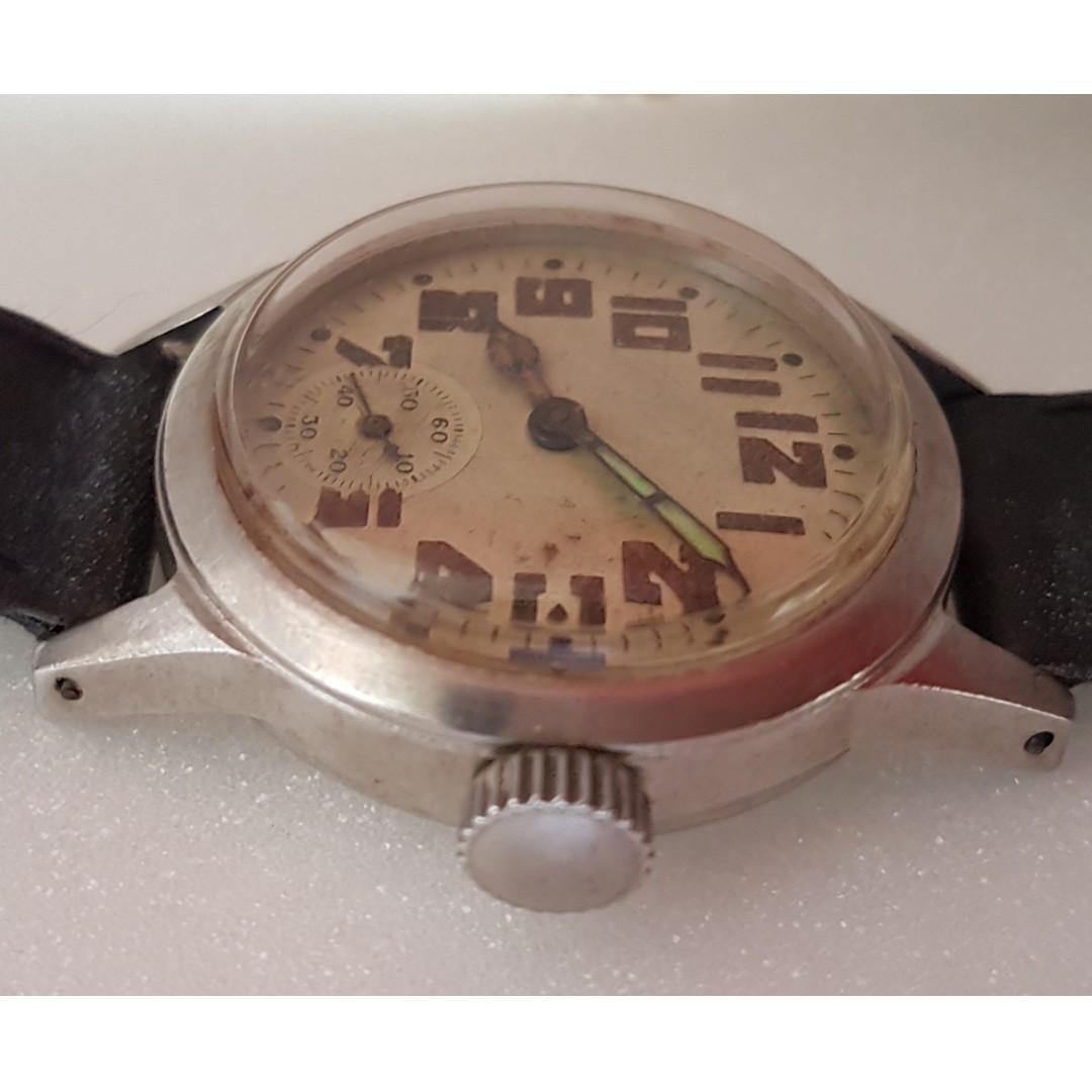Vintage Timepiece Rare USA issued manual winding wrist watch USA Made 1950 s 1960 s Military Model Military markings Military Issued for Korean
