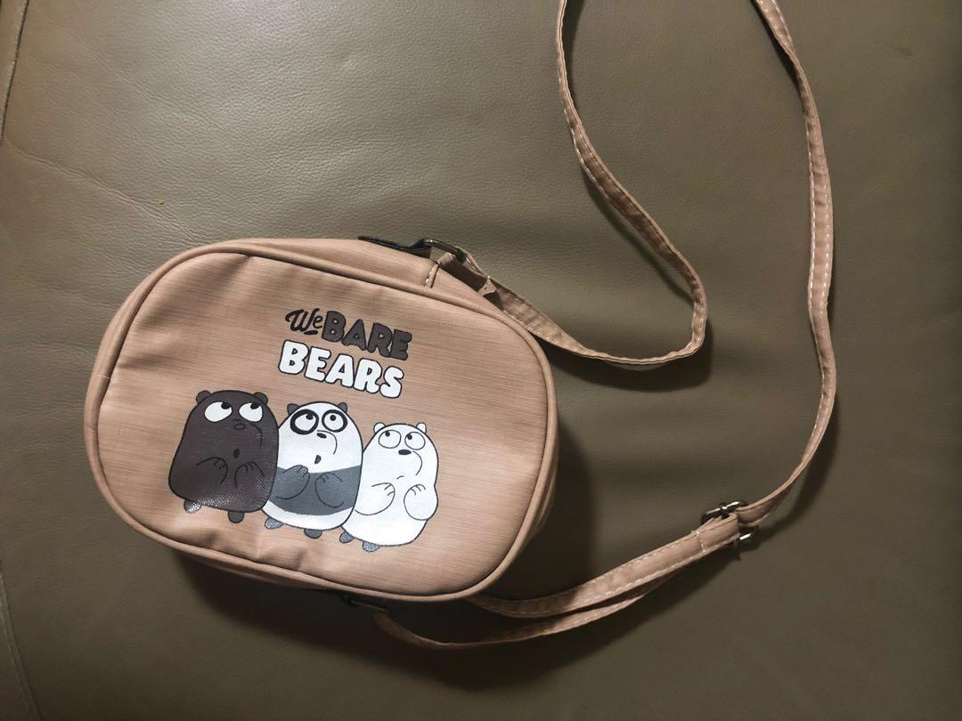 we bare bears sling bag