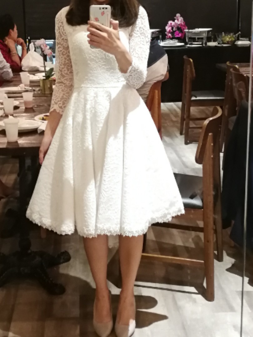 Wedding Casual White Dress ROM, Women's ...