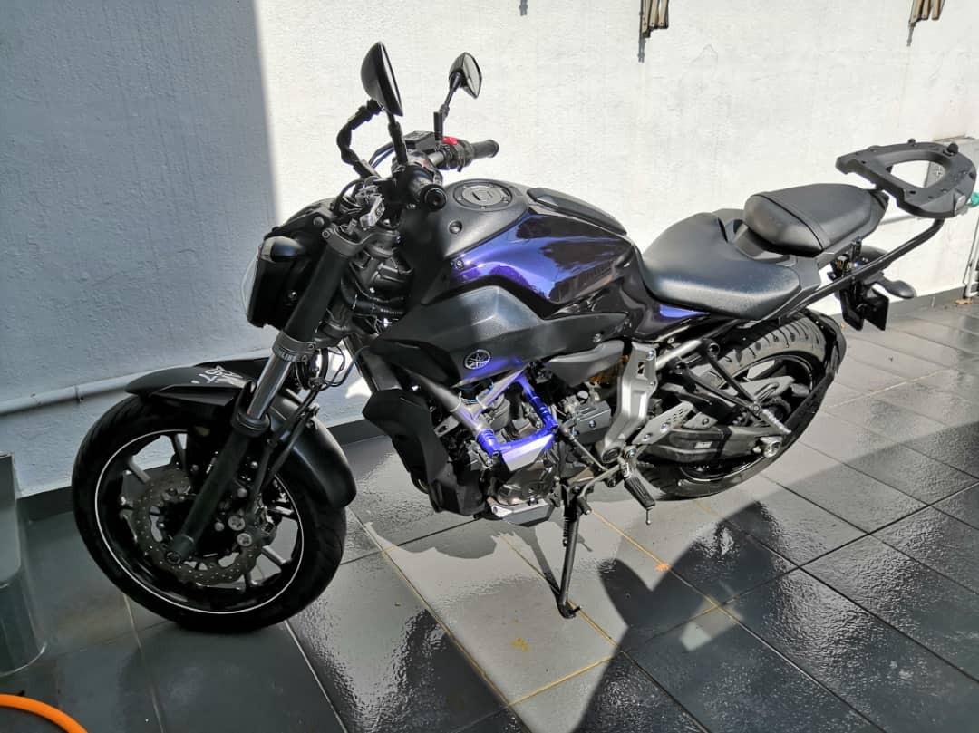Yamaha mt 07 sales second hand