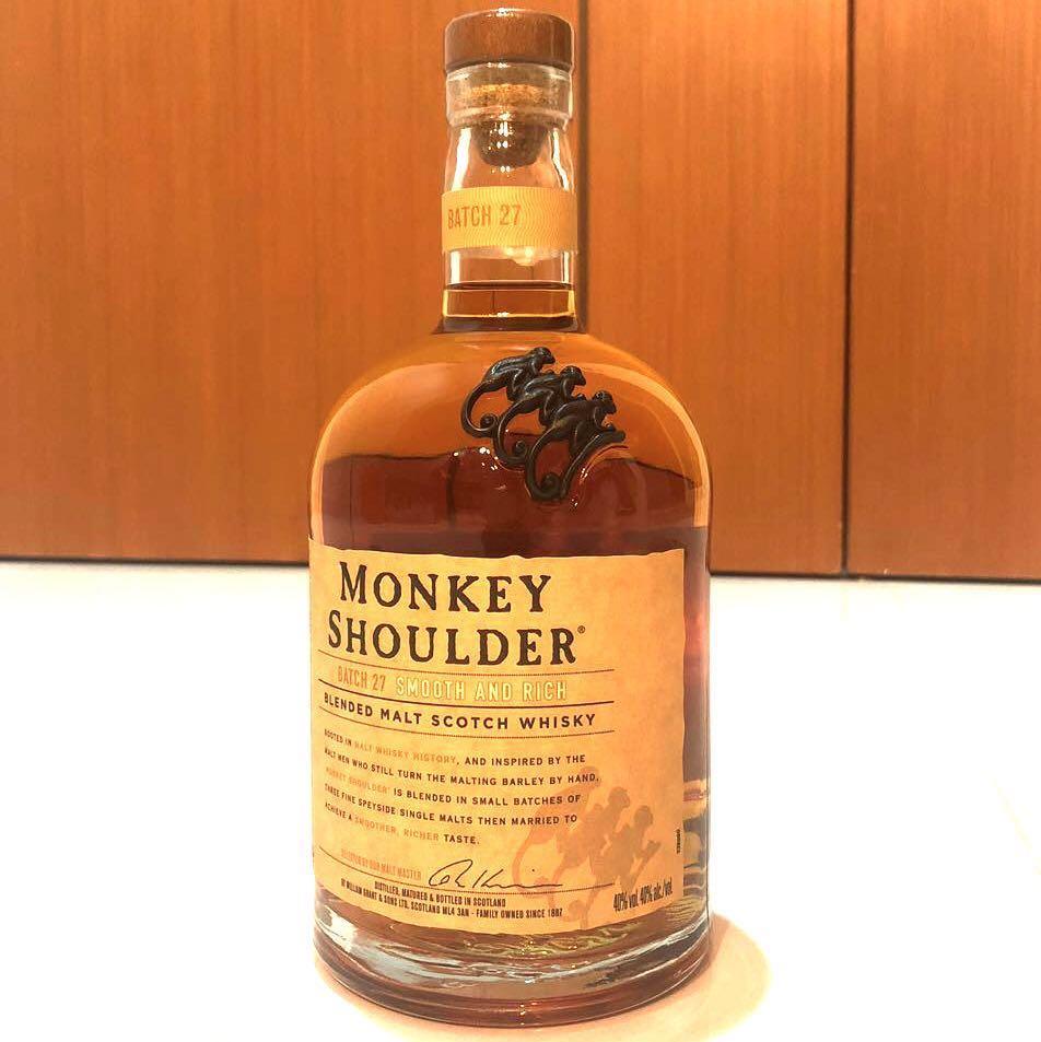 1l Monkey Shoulder Whisky Food Drinks Beverages On Carousell A labor of love by legendary malt master david stewart, this cheeky blended whisky is actually a marriage of three of speyside's finest single malts. carousell