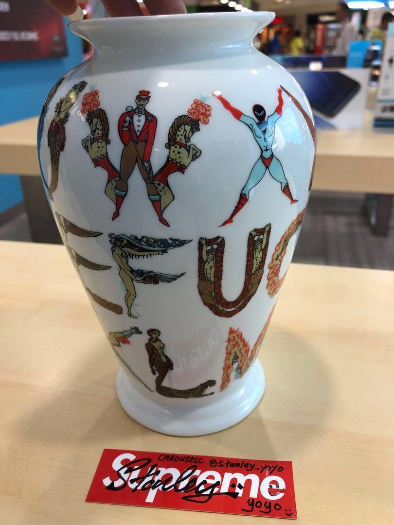 🔴🏺 Supreme Alphabet Vase SS18 ( HK AAA ), Furniture & Home