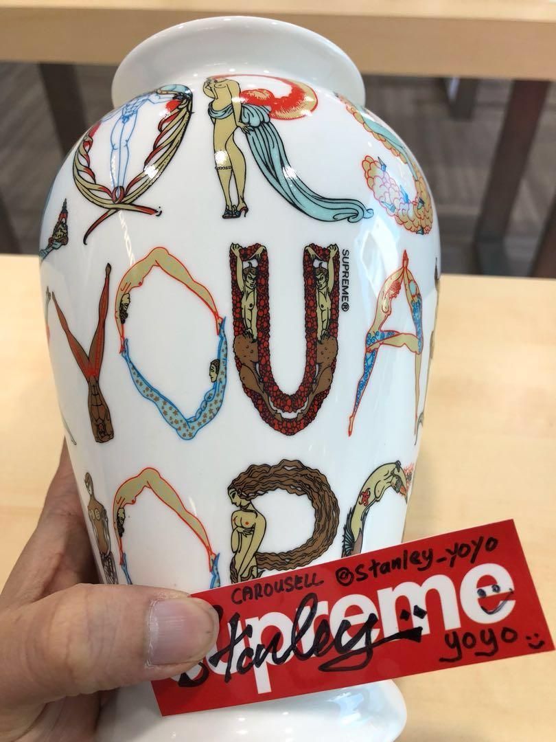 Supreme Alphabet Vase 2018SS 花瓶 壺 ツボ 【公式通販】