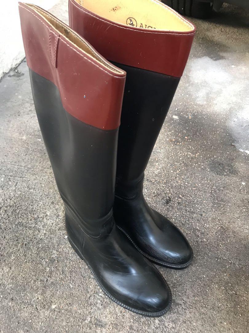 aigle short rain boots