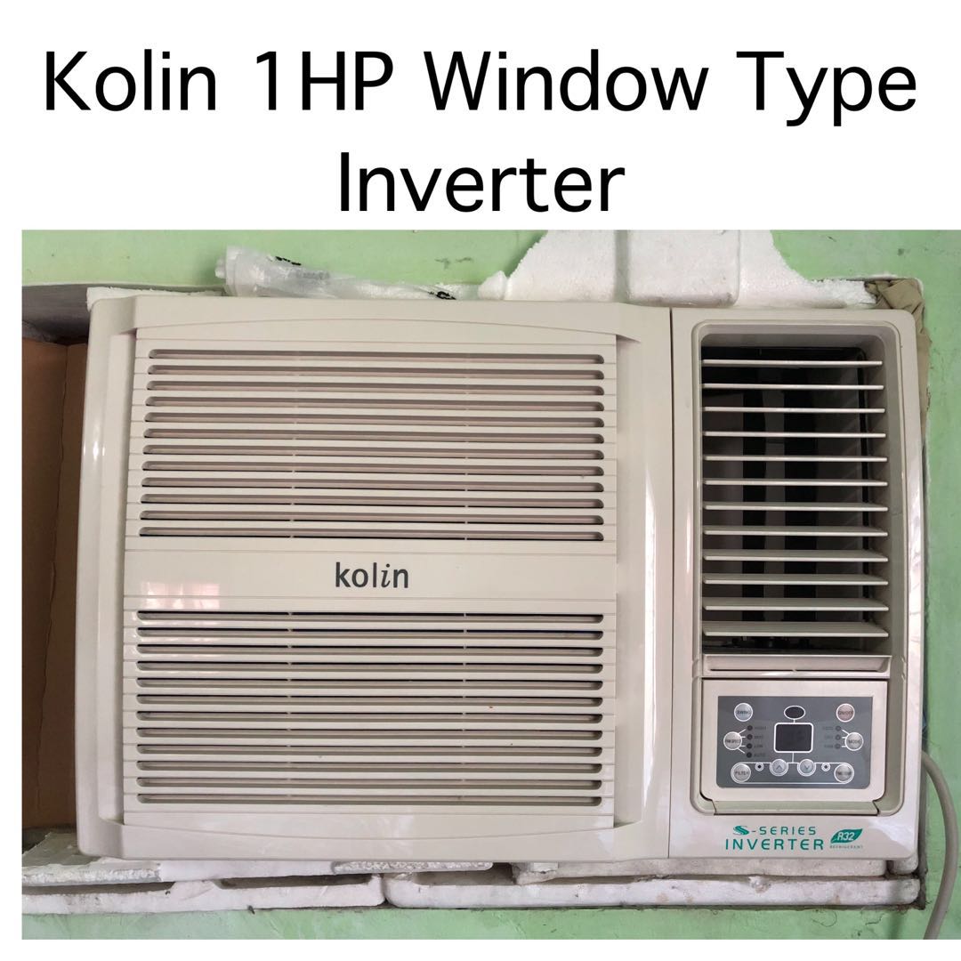 ALL MUST GO: 1HP Window Type AC (Inverter), TV & Home Appliances, TV ...
