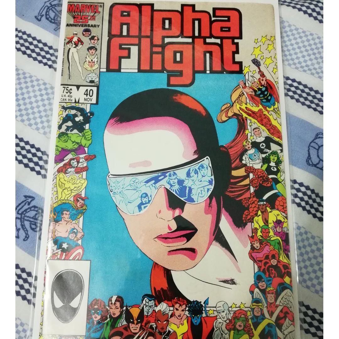 Alpha Flight 40 Marvel Anniversary 25th Books Stationery