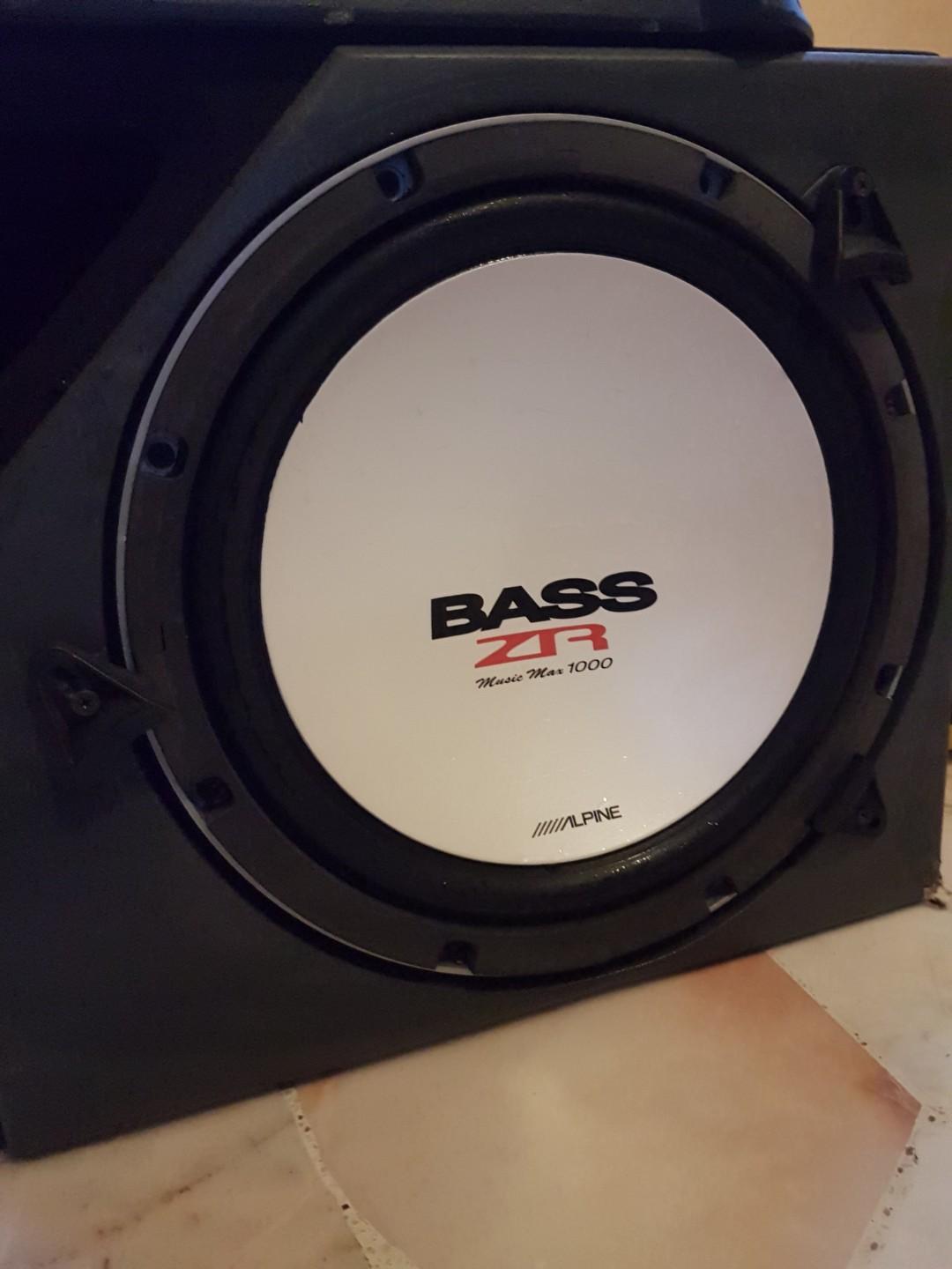 Alpine bass zr1000 on sale