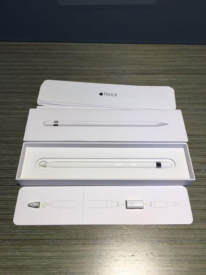 二手 (已過保固) 9成9新 僅使用過1次 蘋果 Apple Pencil 白色 觸控筆 適用於 iPad Pro