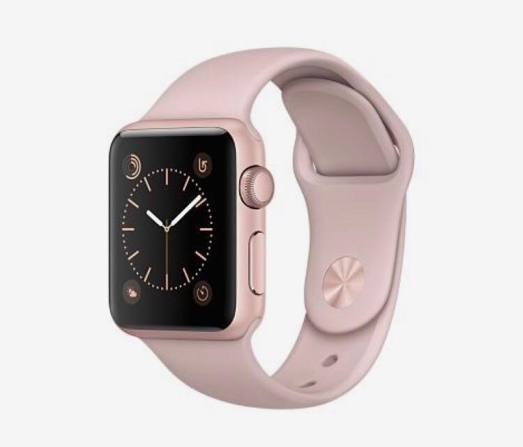 apple watch series 4 44mm pink sand sport band
