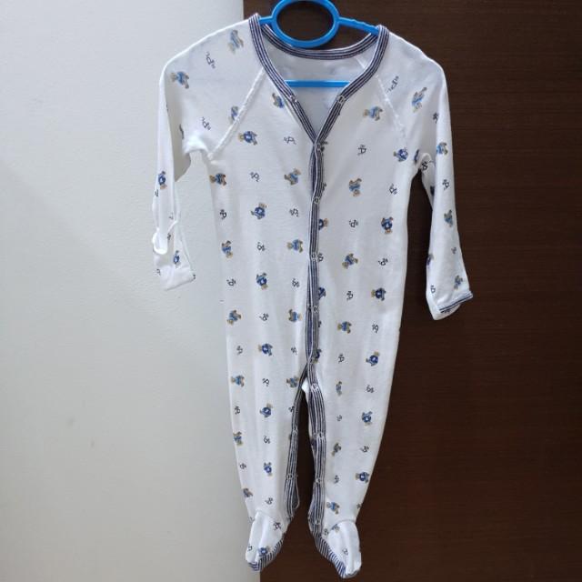 polo bear cotton coverall