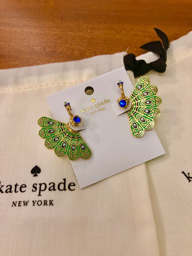 BN Kate Spade earrings jackets Full Plume
