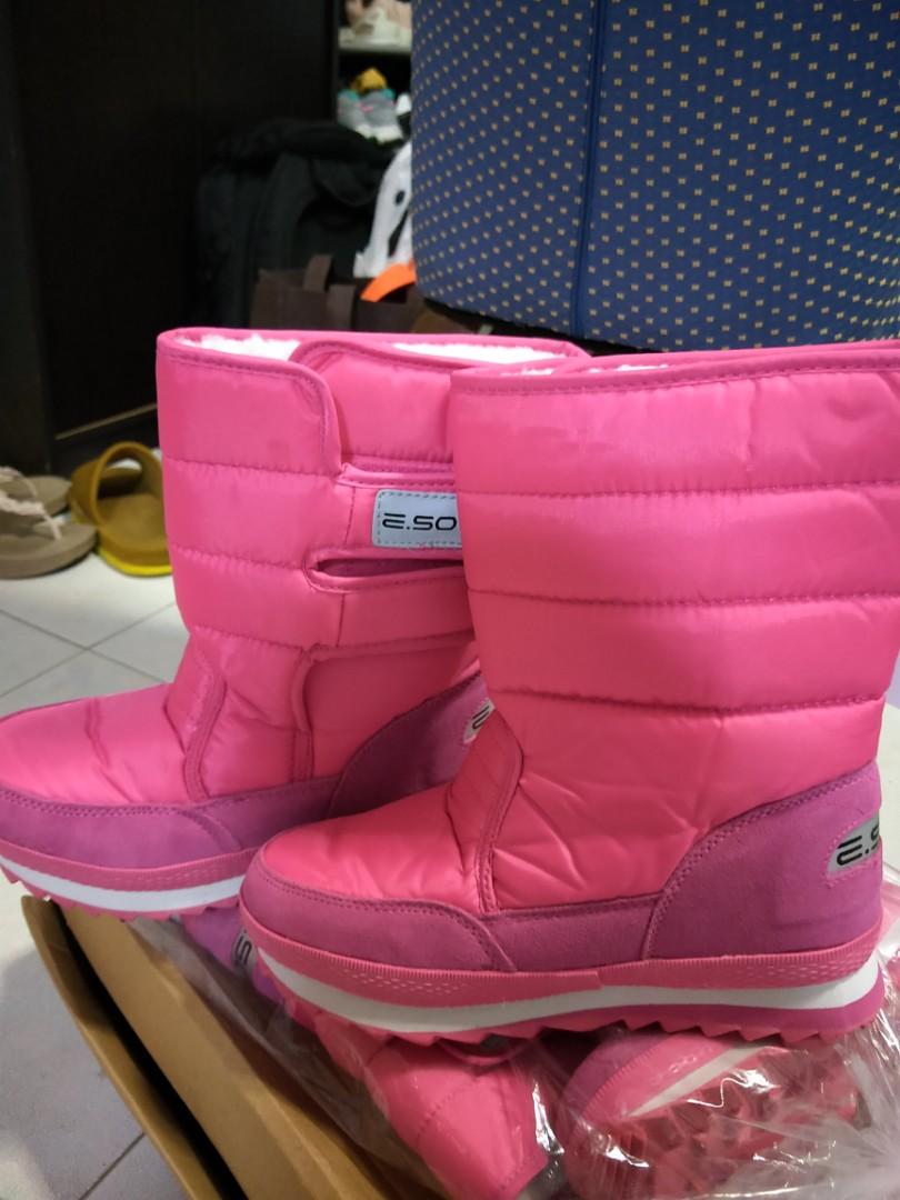 pink brand boots