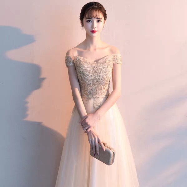 champagne cocktail dress for wedding