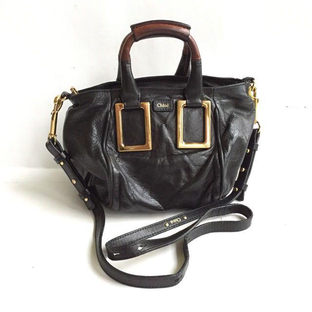 chloe ethel small 2way leather bag