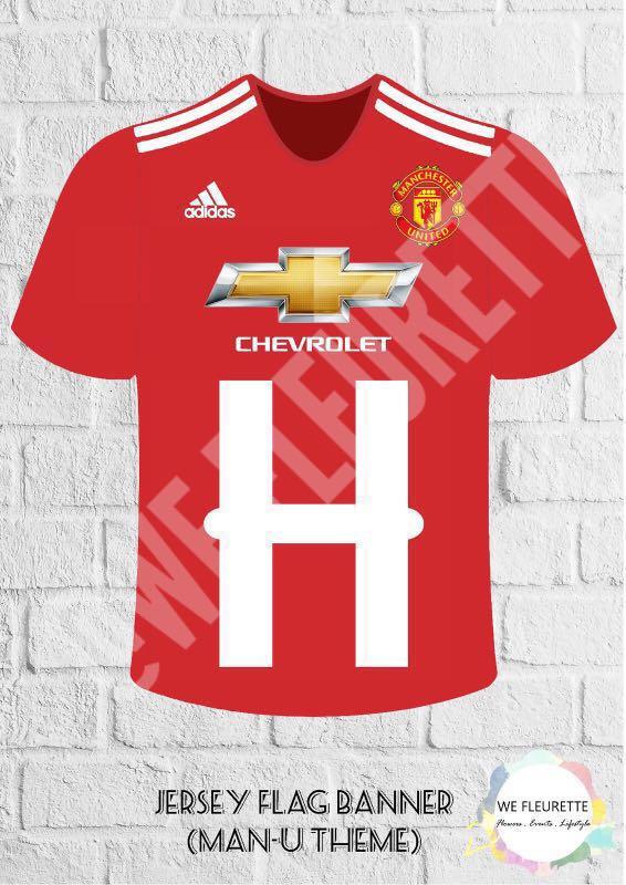 Customised Manchester United Happy Birthday Flag Banner Design Craft Others On Carousell