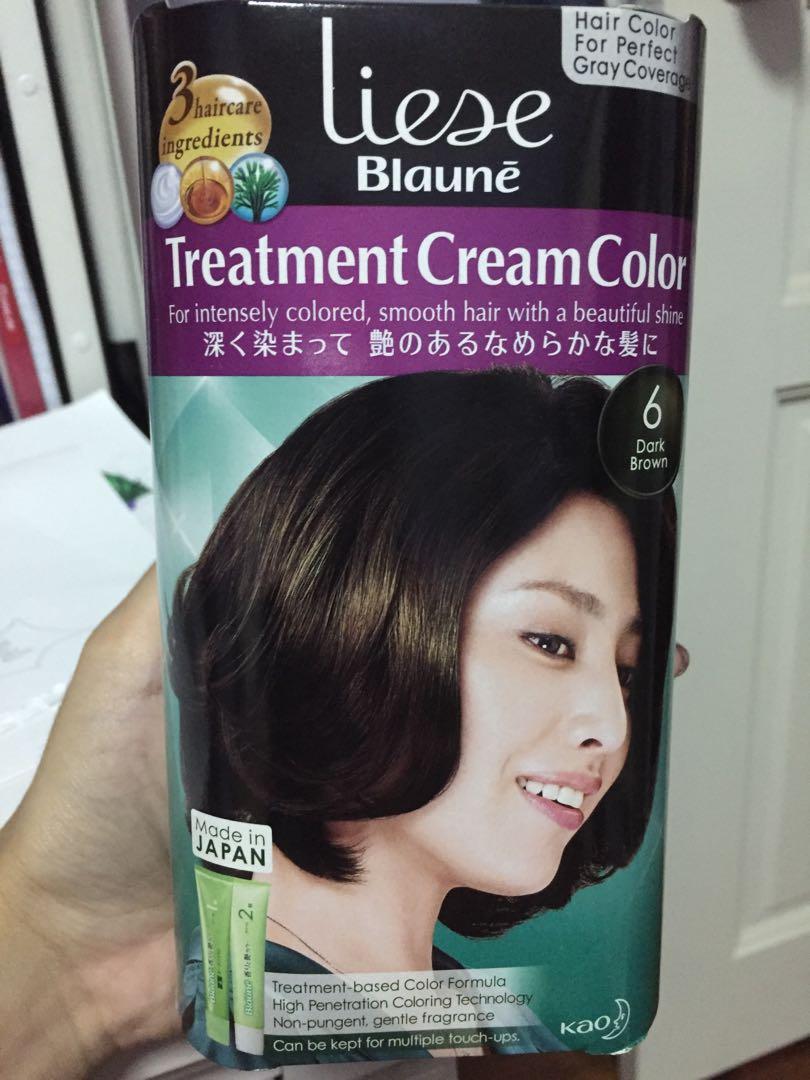 Dark Brown Liese Hair Dye Health Beauty Hair Care On Carousell
