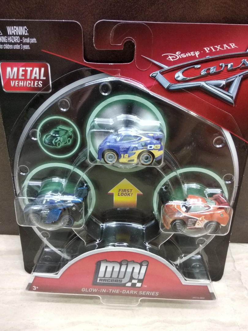 Disney pixar cars mini racers vehicles 3 pack