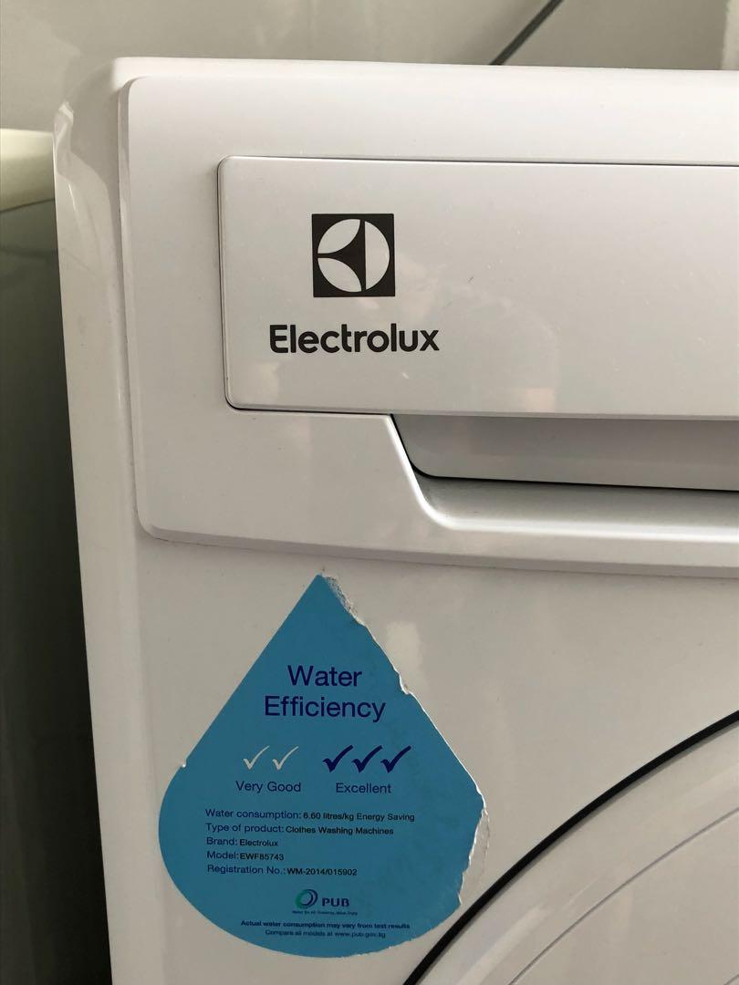 Electrolux Washing Machine (Model EWF85743) in excellent condition, TV