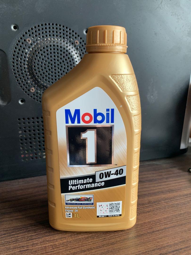Engine Oil Mobil 1 0w 40 1 Liter Car Accessories Car Workshops Services On Carousell
