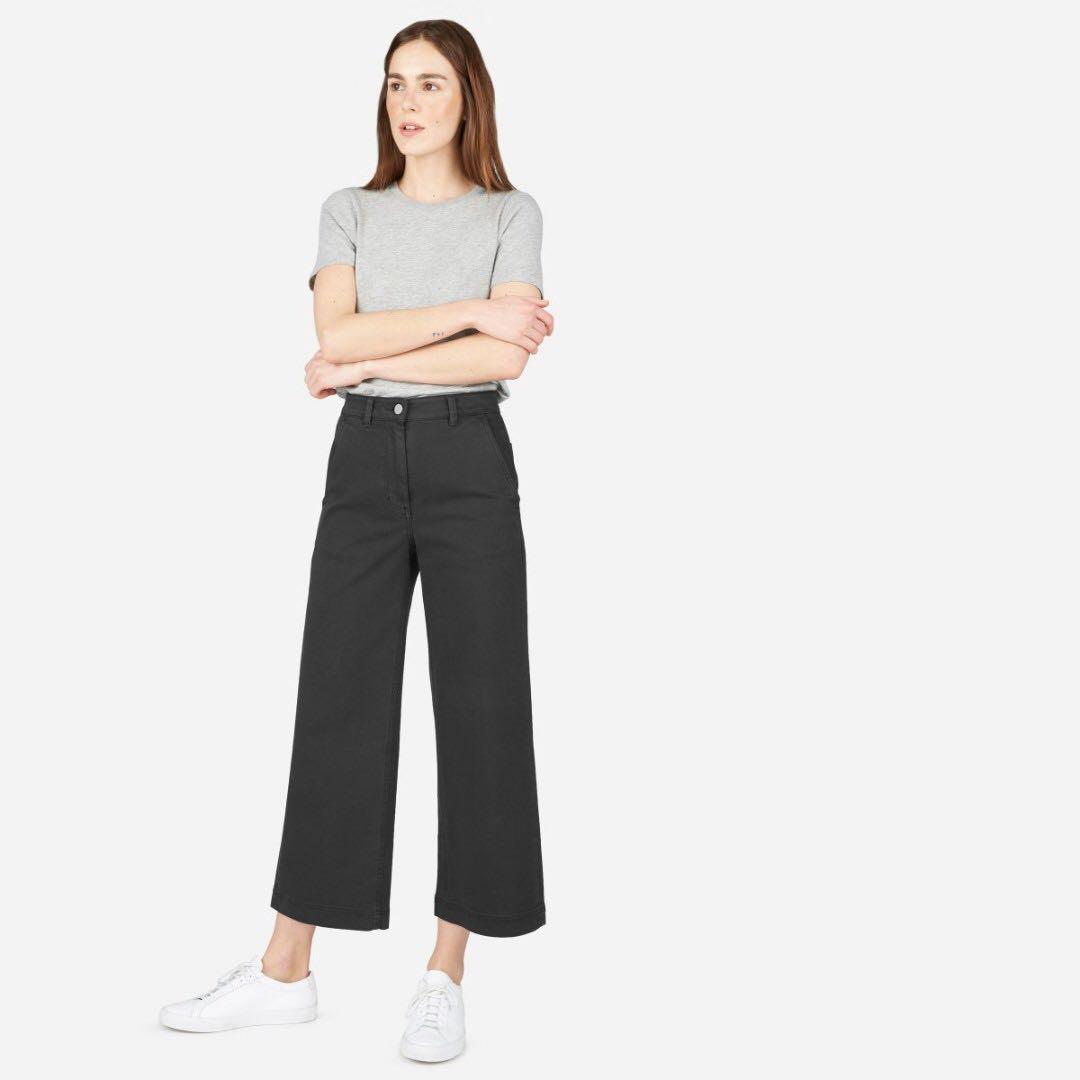 Everlane wide leg crop utility pant clearance