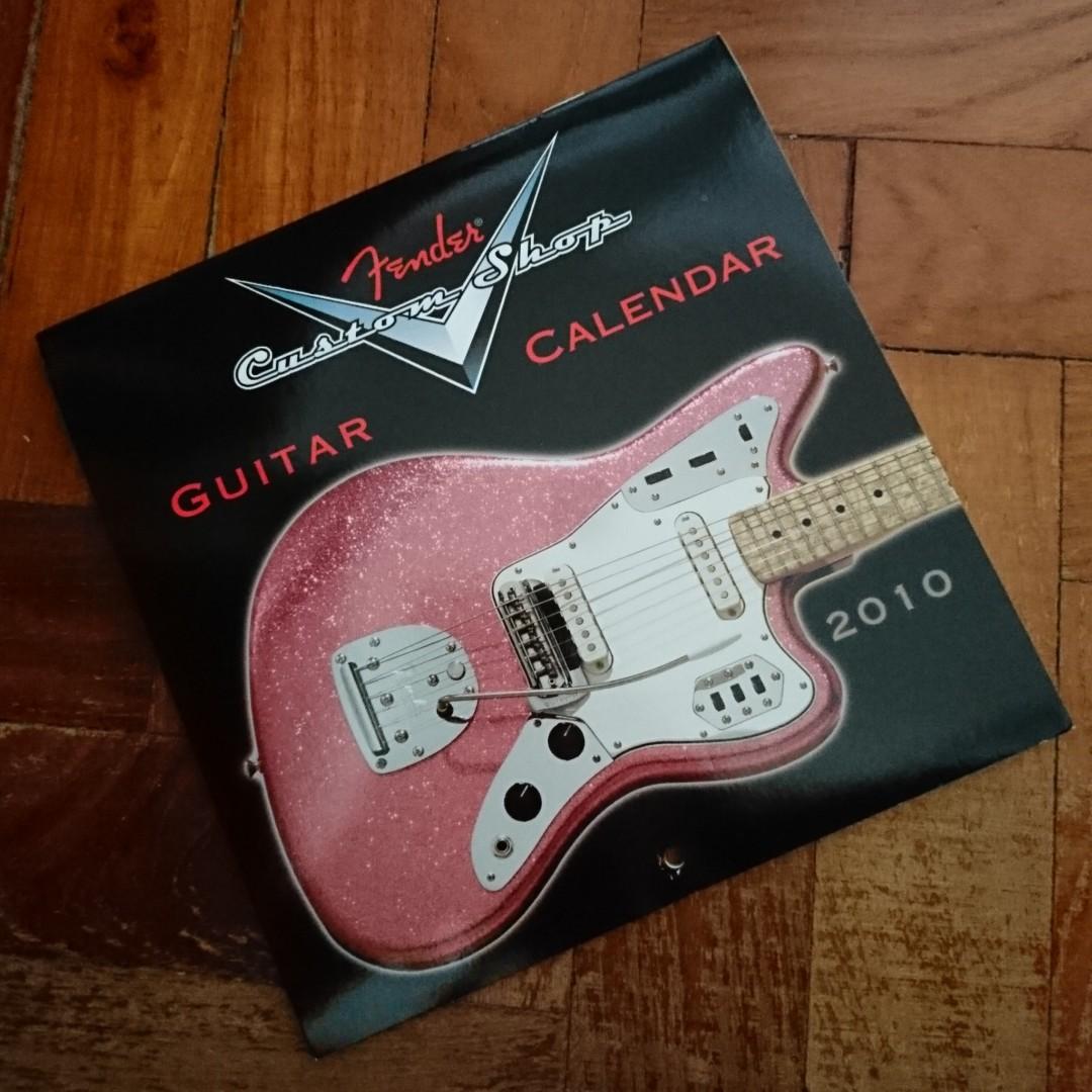 Fender Guitar Custom Shop Calendar 2010 Music Media Cds Dvds