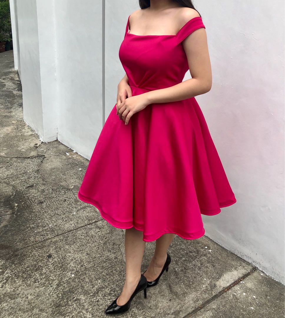 pink filipiniana