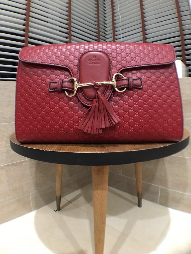 emily guccissima chain shoulder bag
