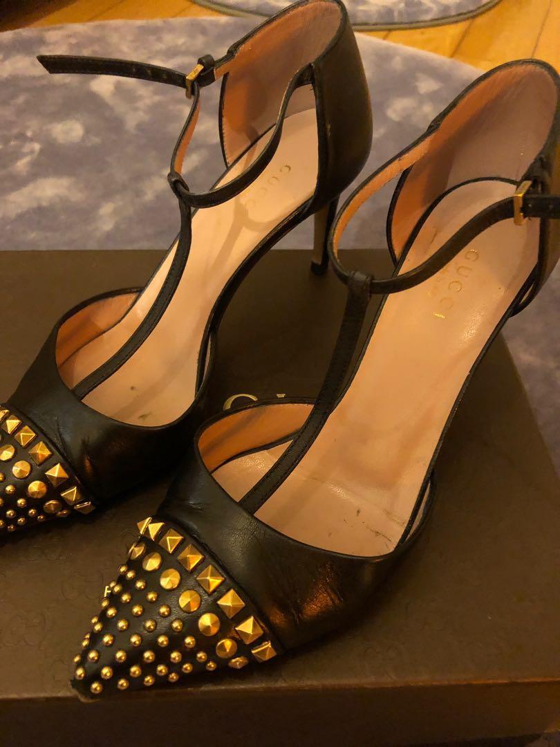 gucci spiked heels